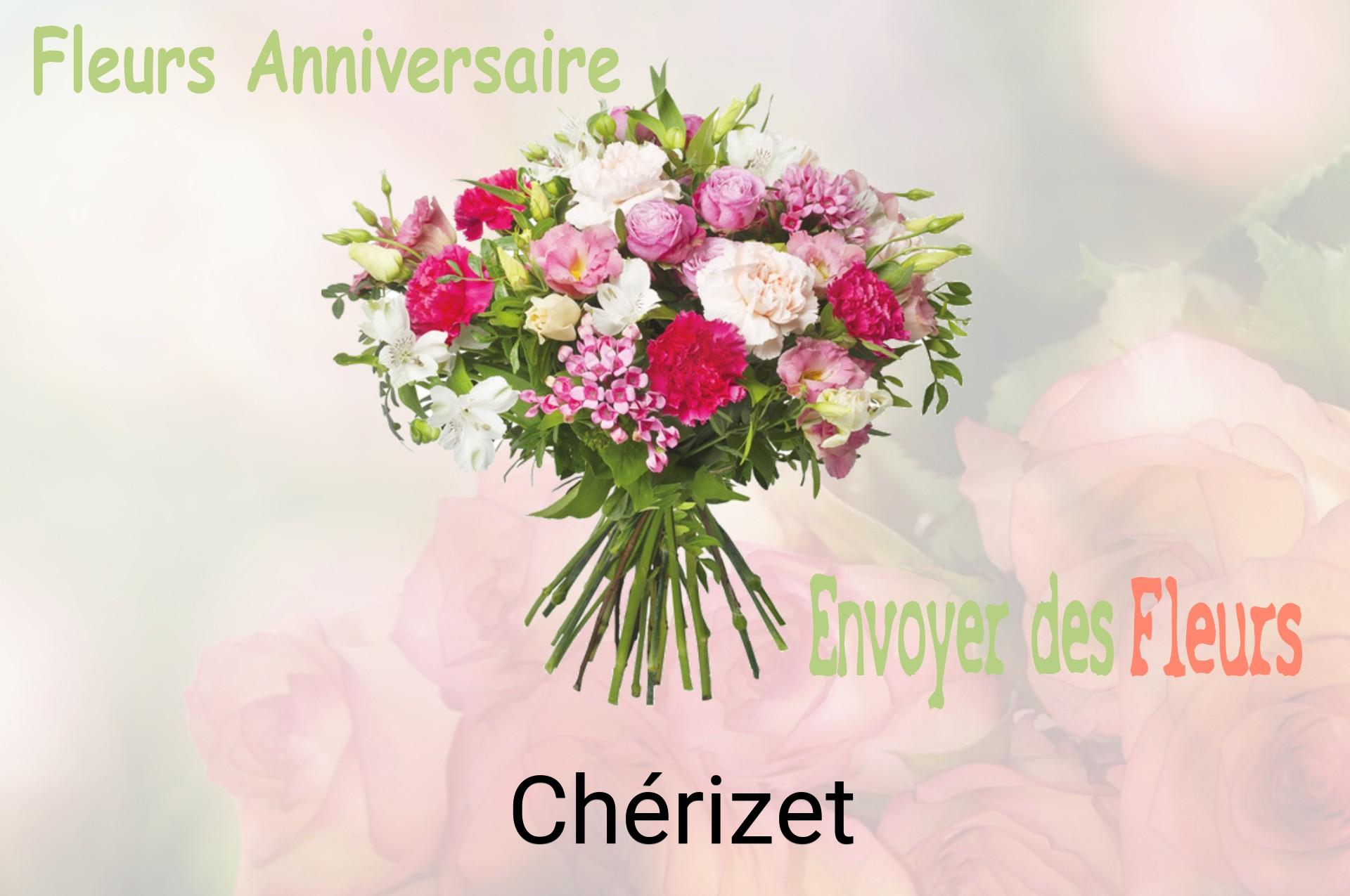 Bouquet de fleurs d’anniversaire livré à Chérizet